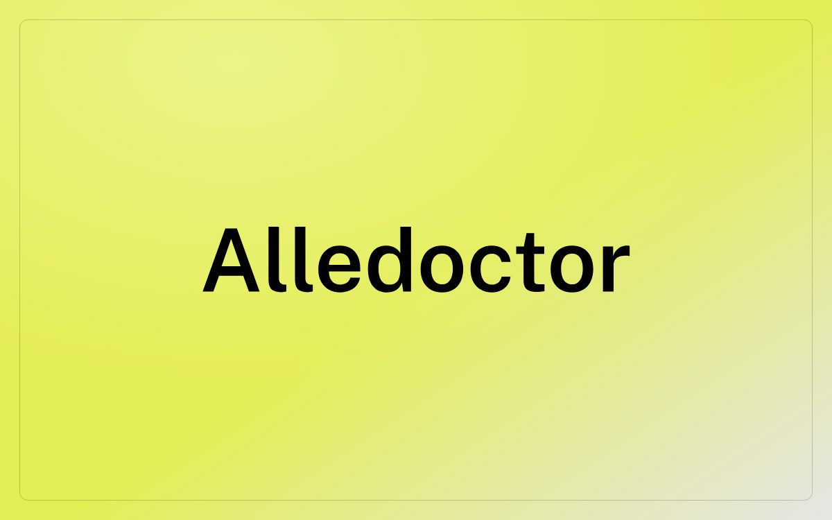 AlleDoctor — Healthcare project by KAPUSTA.DEV